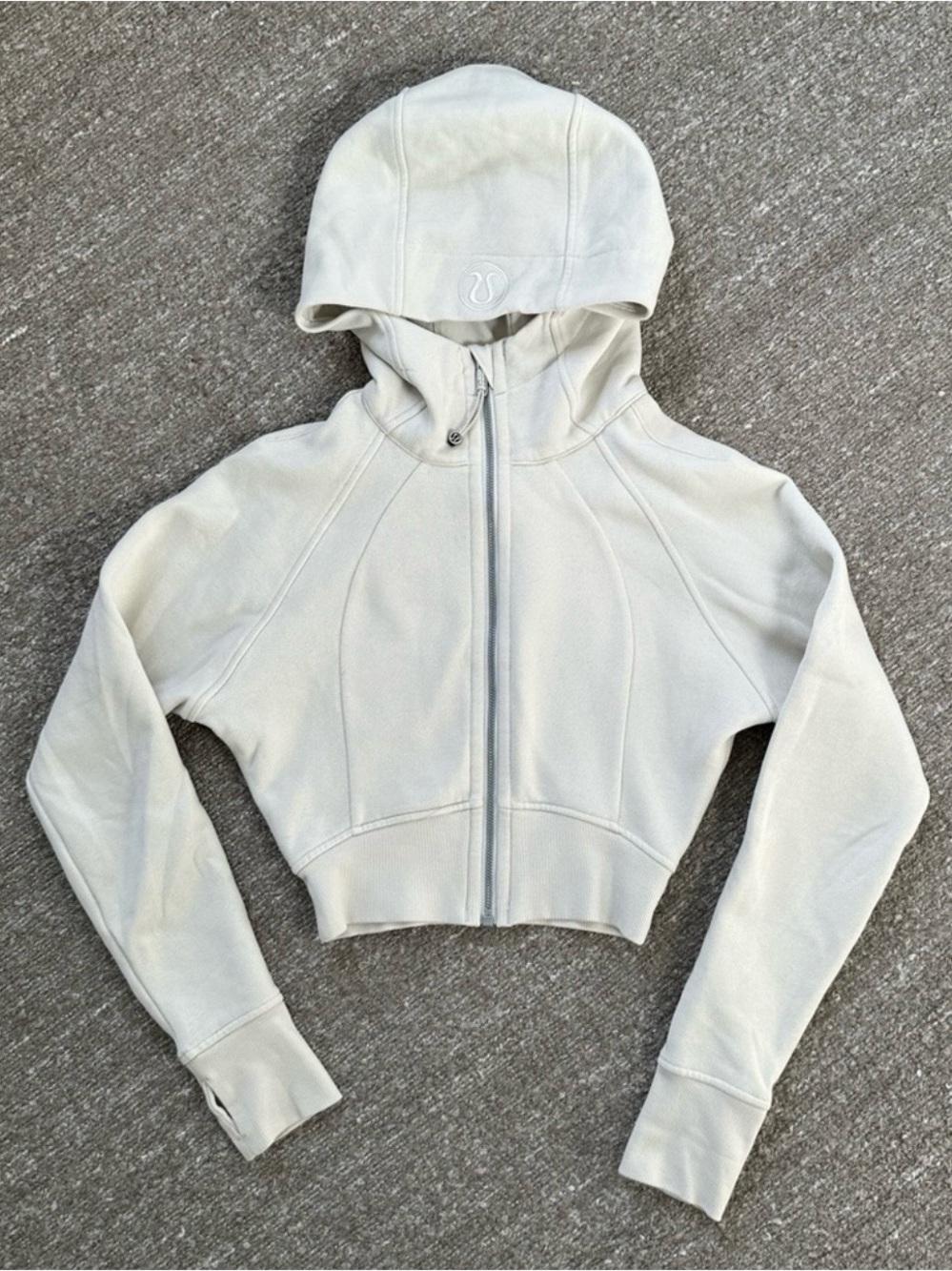 Lululemon Scuba Full-Zip Cropped Hoodie